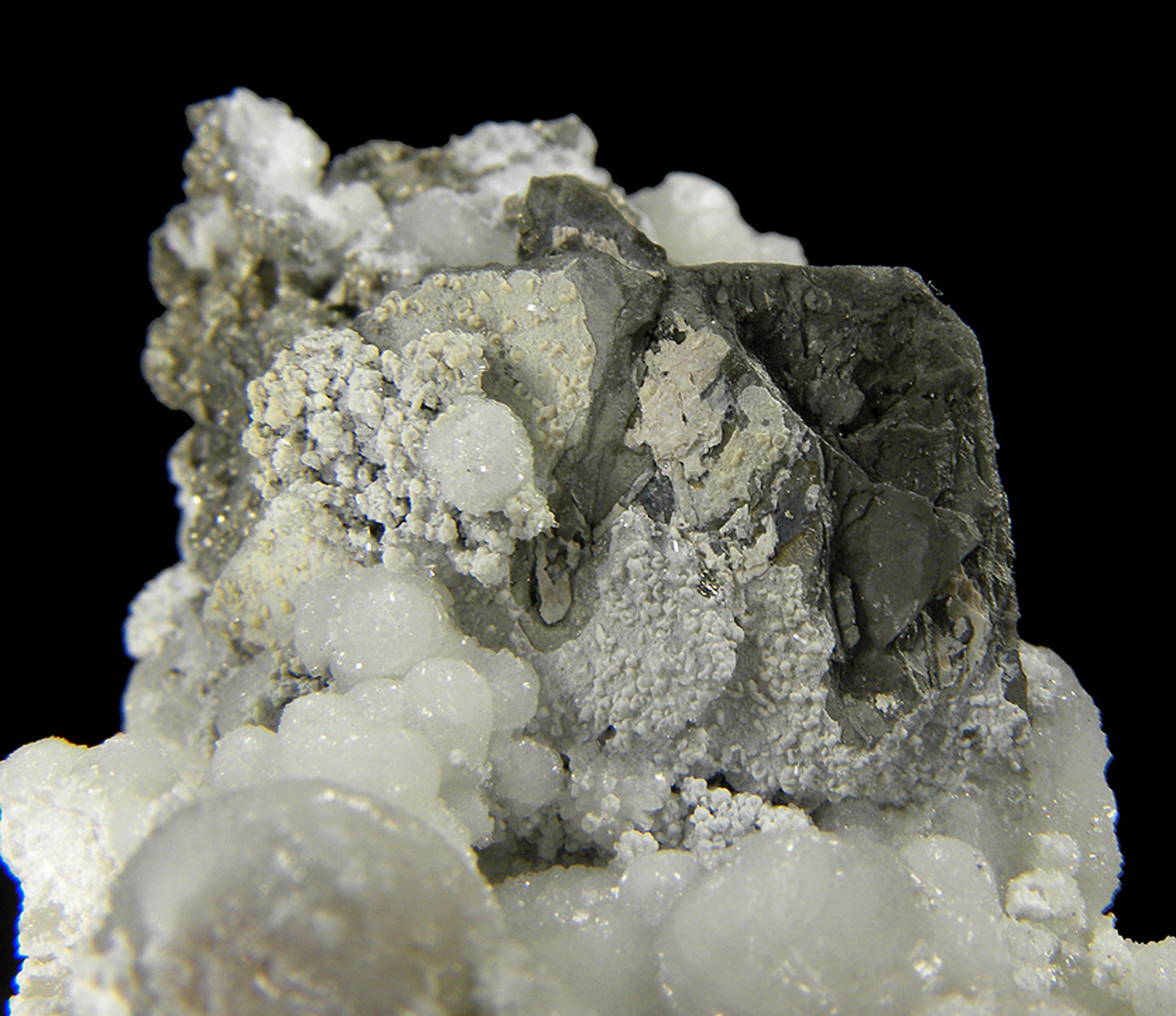 Wavellite with Pyrrhotite