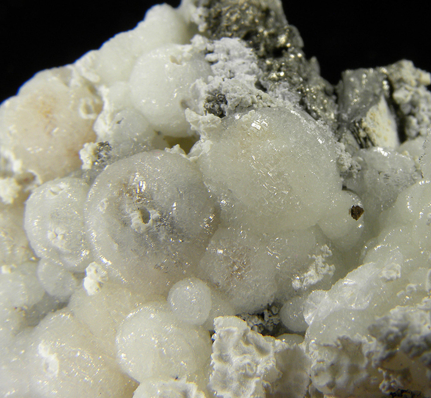 Wavellite with Pyrrhotite