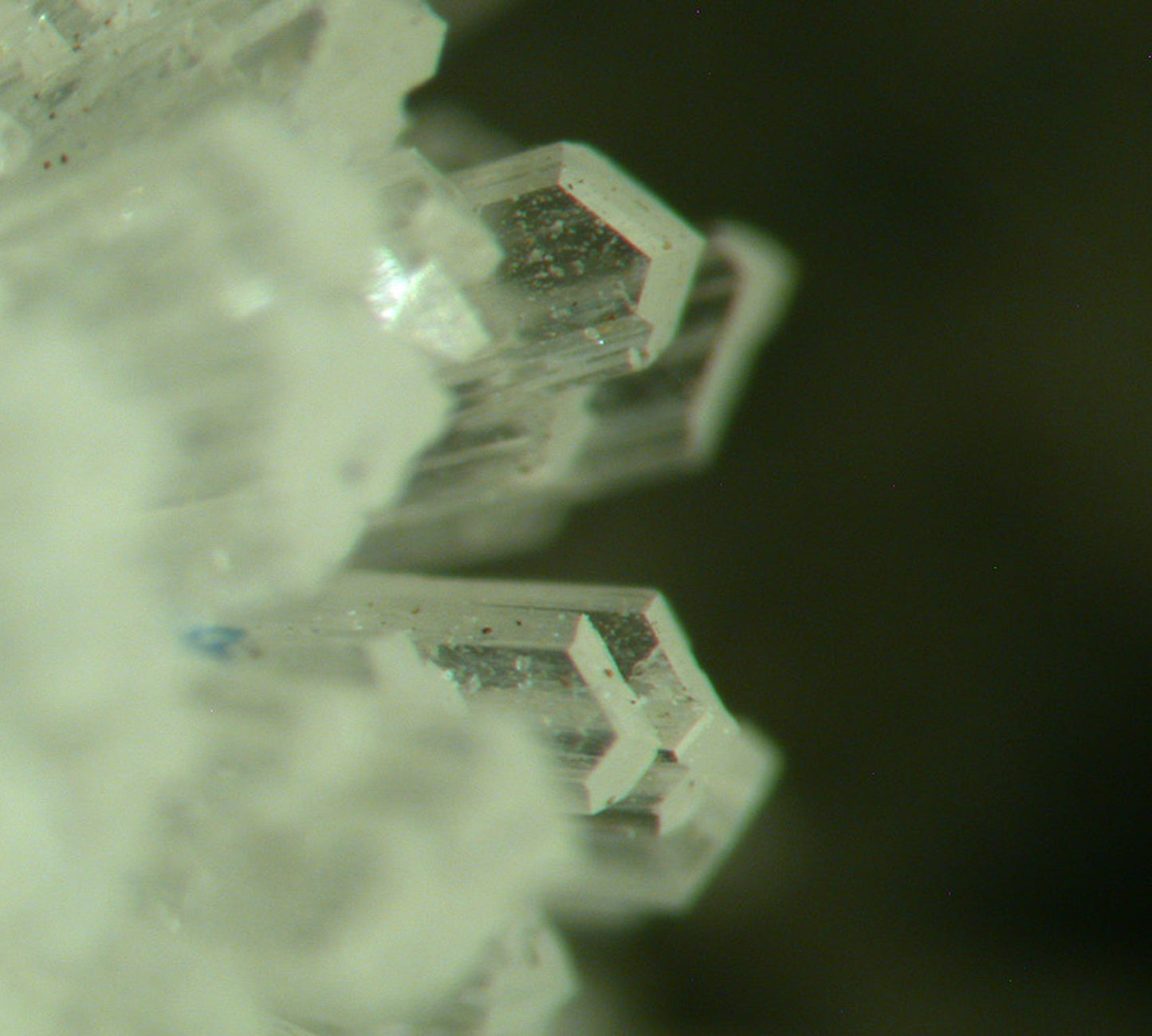 Wavellite with Stannite and Augelite
