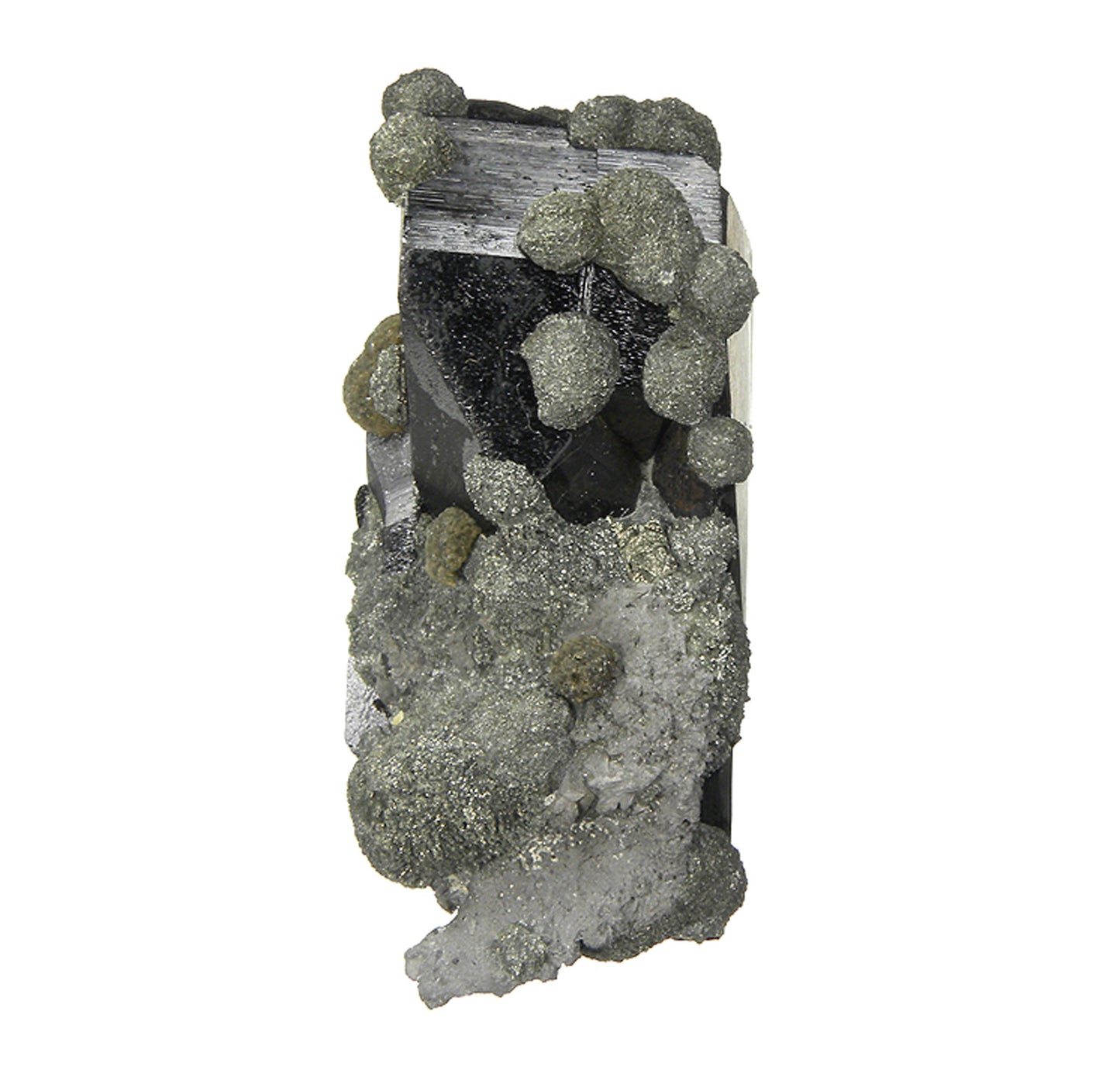 Ferberite with Marcasite and Arsenopyrite