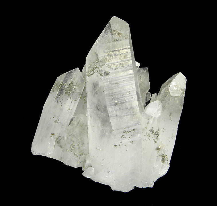 Quartz with Pyrite “phantoms
