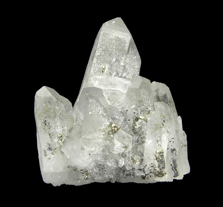 Quartz with Pyrite “phantoms