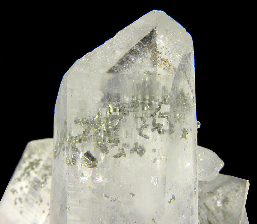 Quartz with Pyrite “phantoms