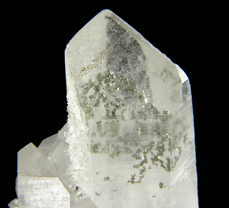 Quartz with Pyrite “phantoms