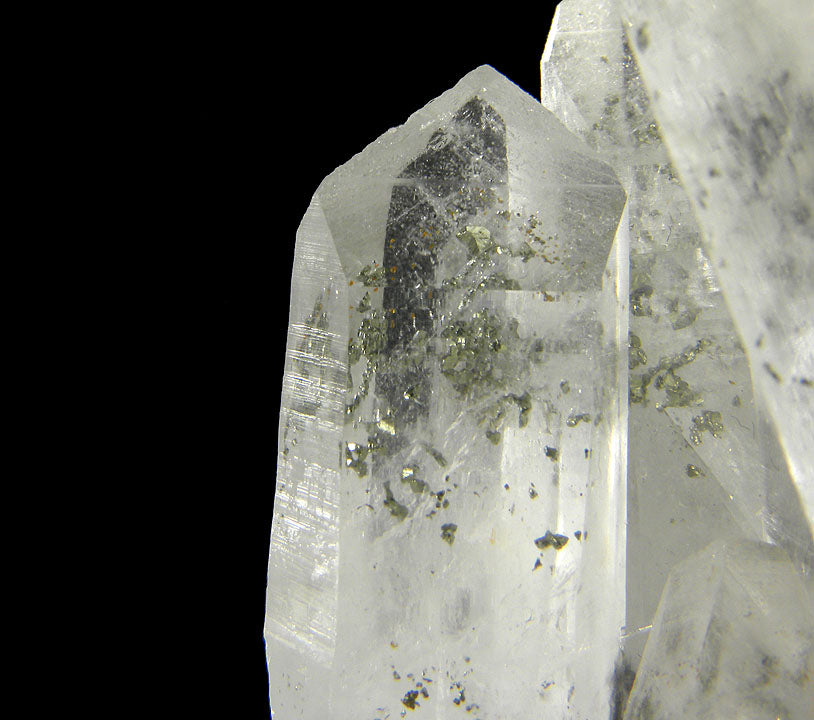 Quartz with Pyrite “phantoms