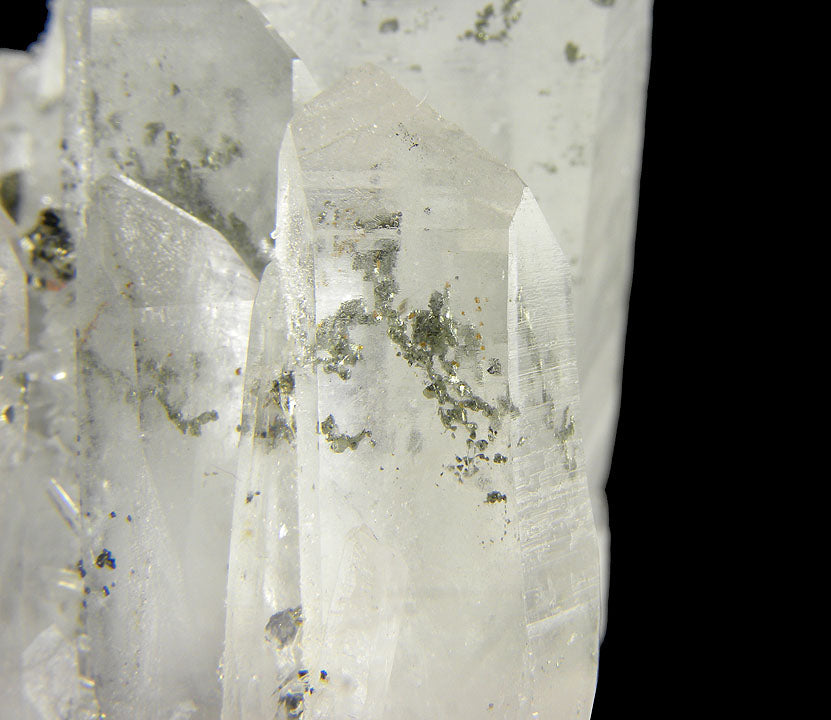 Quartz with Pyrite “phantoms