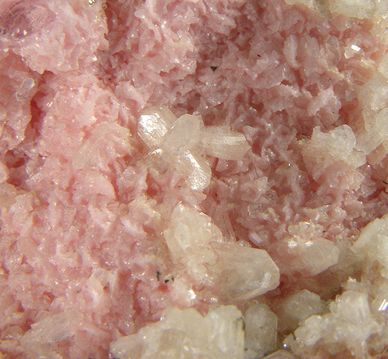 Rhodochrosite with Stilbite(!) & Chalcopyrite