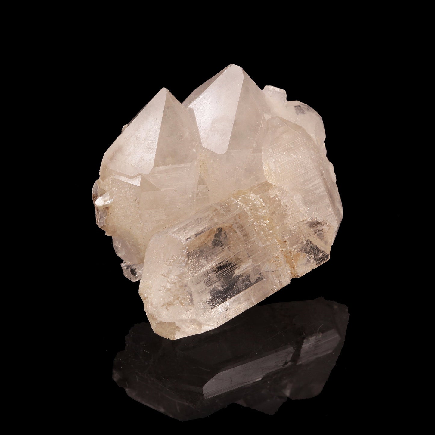 Topaz on Quartz
(GEM crystal)