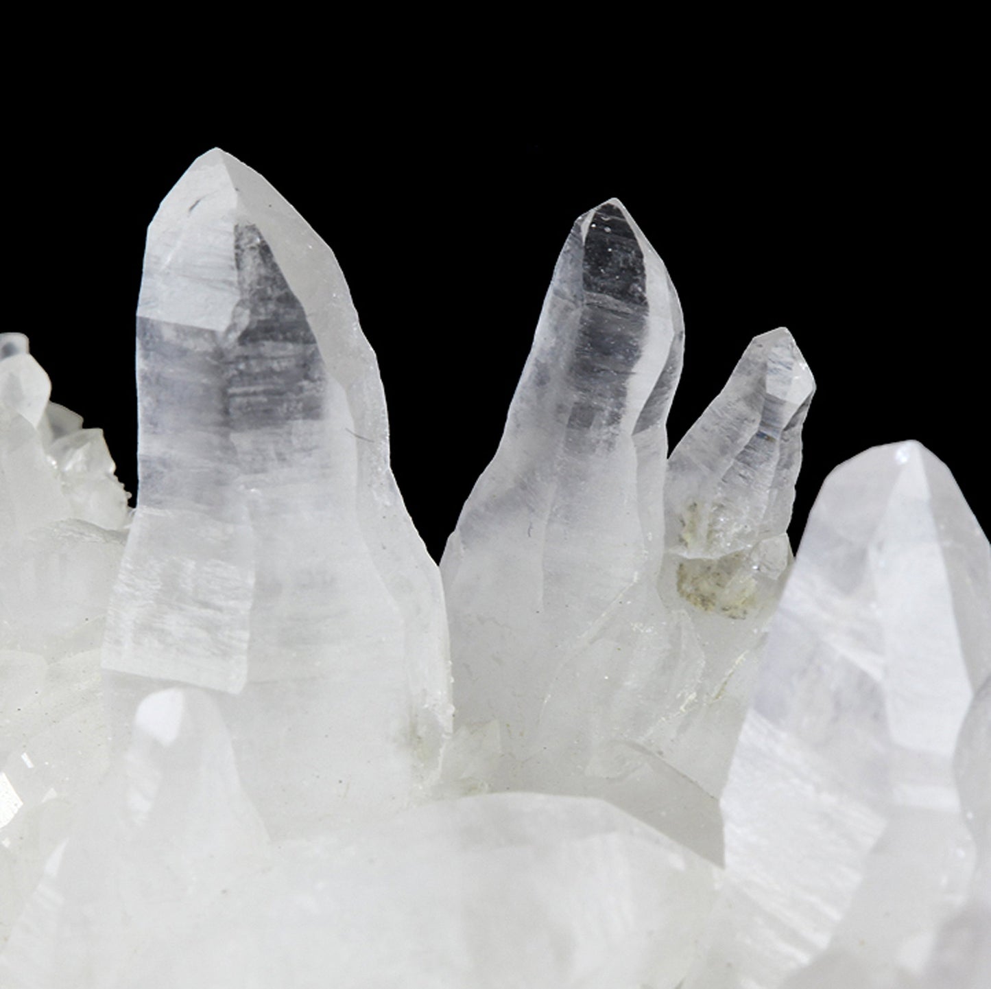 Quartz with “Amethyst” tips