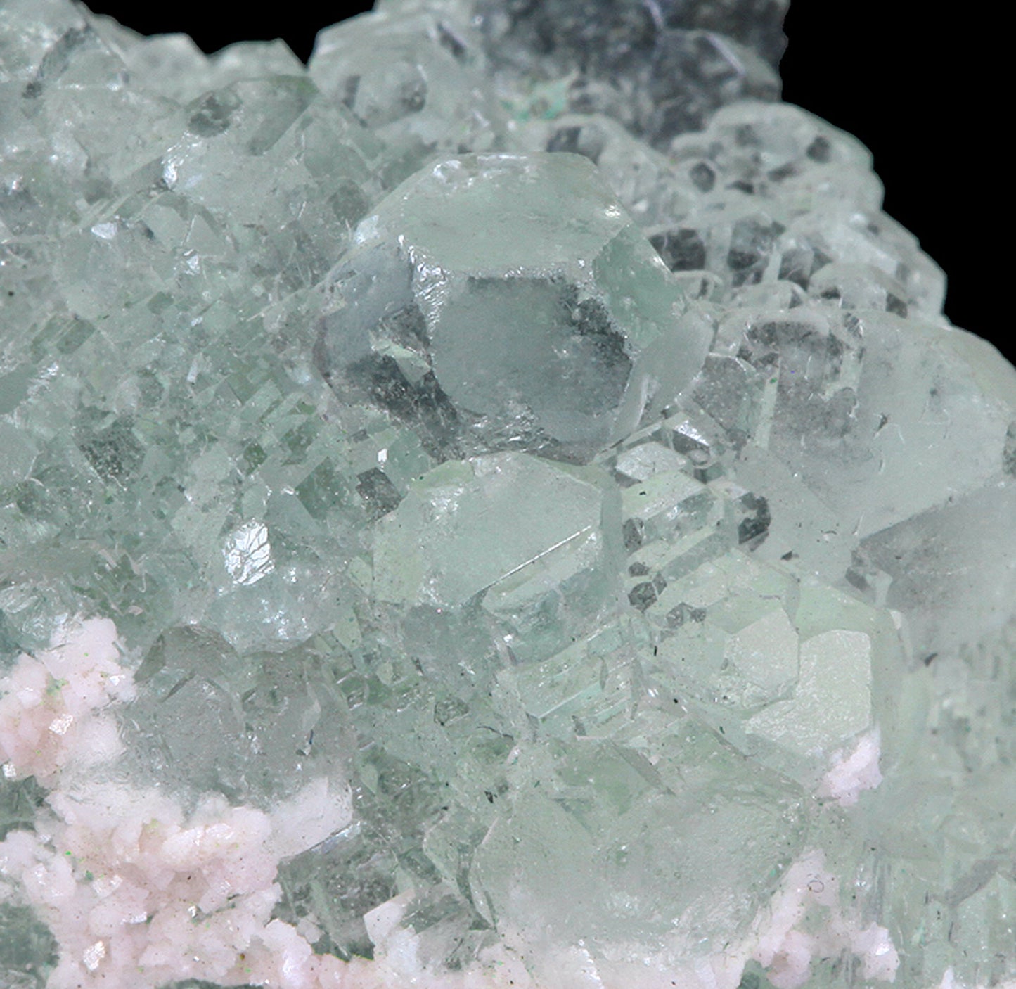 Fluorite with Rhodochrosite