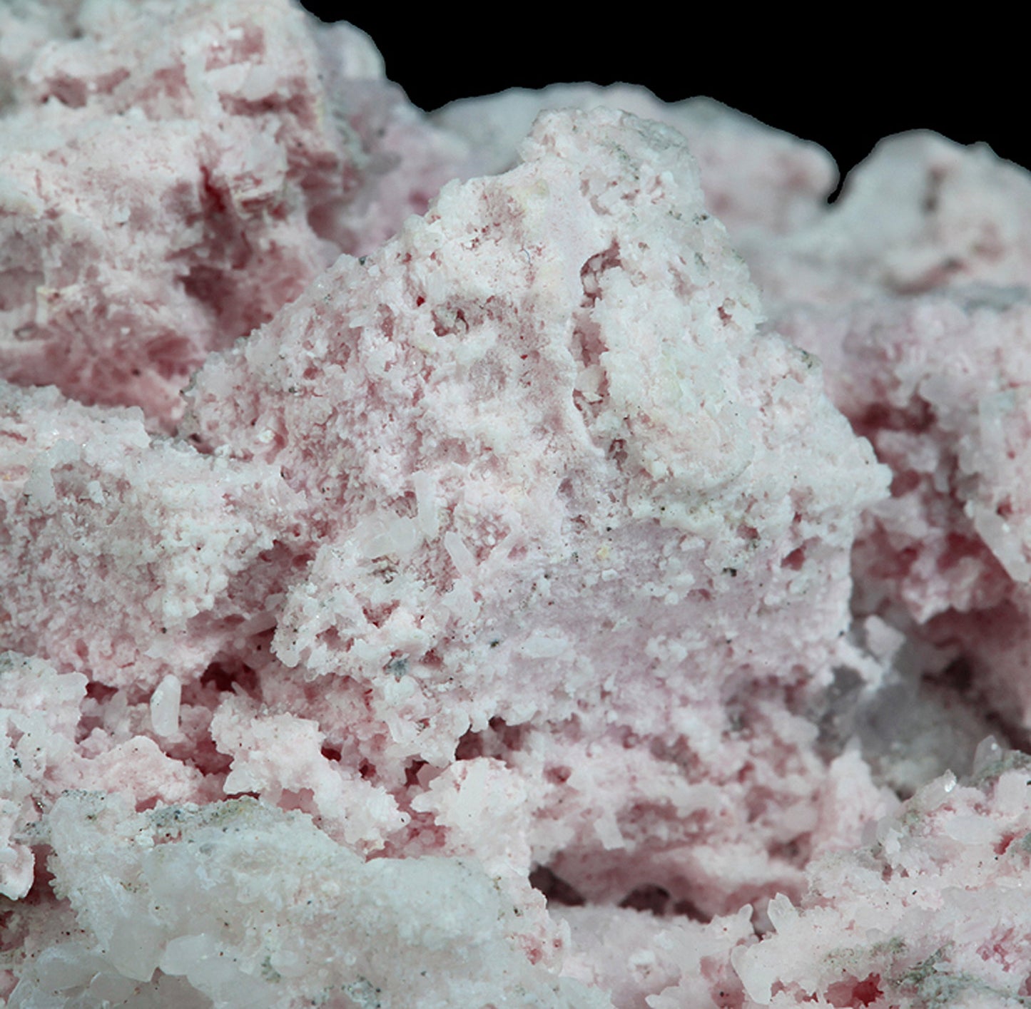 Rhodochrosite with Fluorite and Quartz