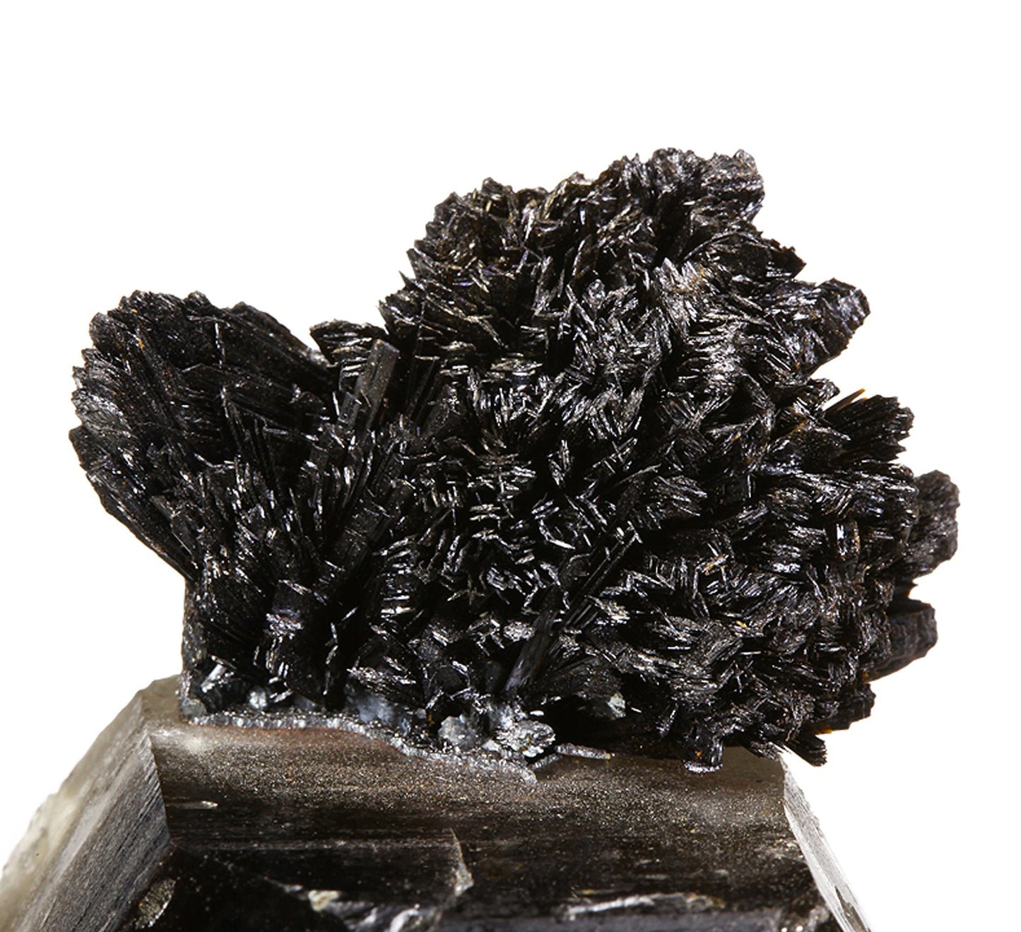 Goethite on Quartz (var: Smoky and Amethyst)