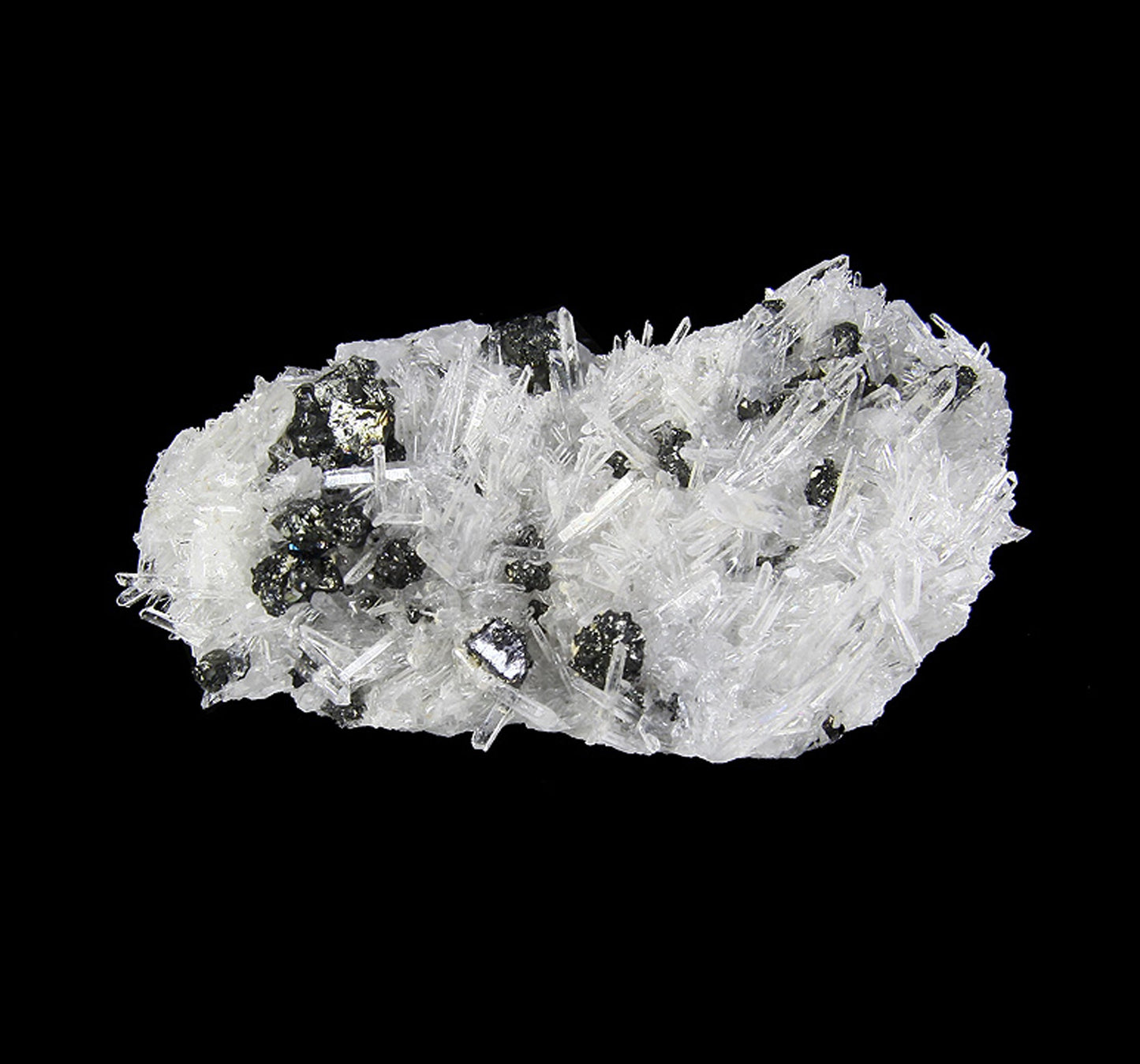 Tetrahedrite and Galena on Quartz