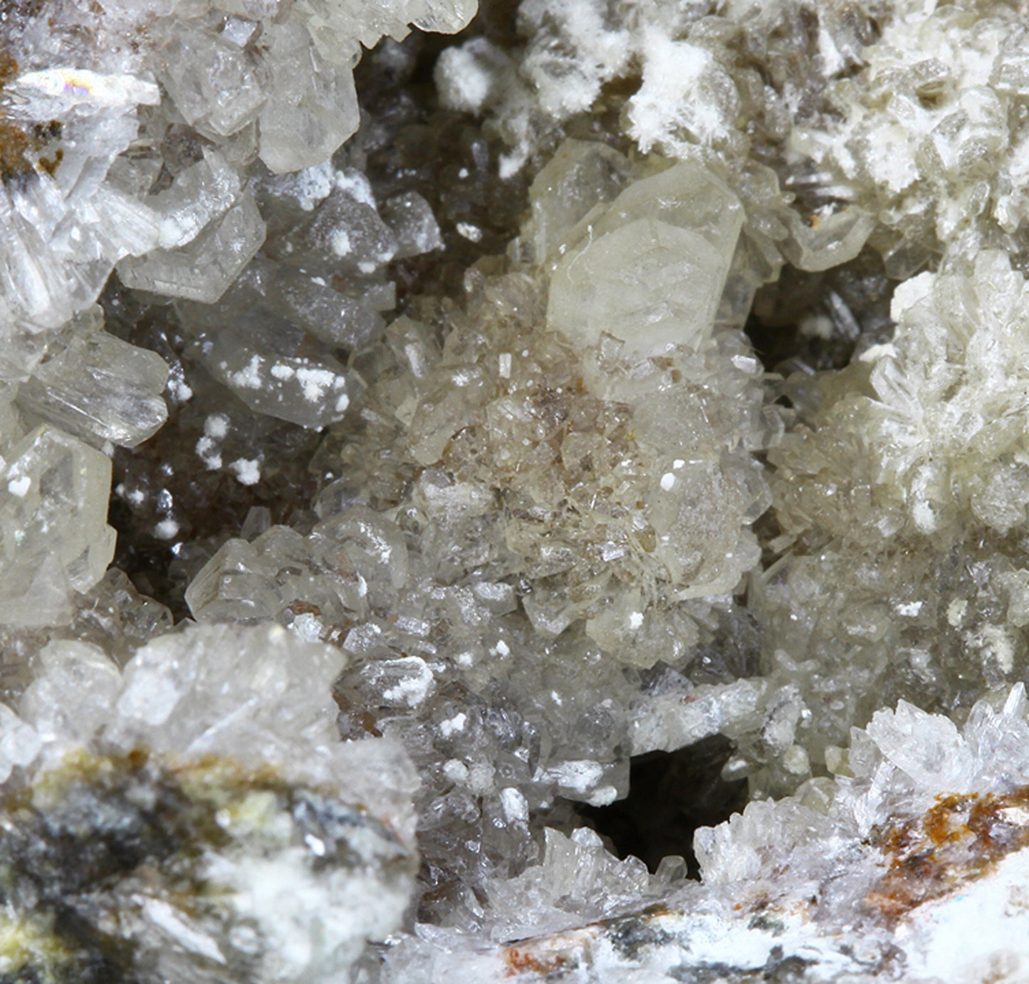 Hemimorphite with Hydrozincite