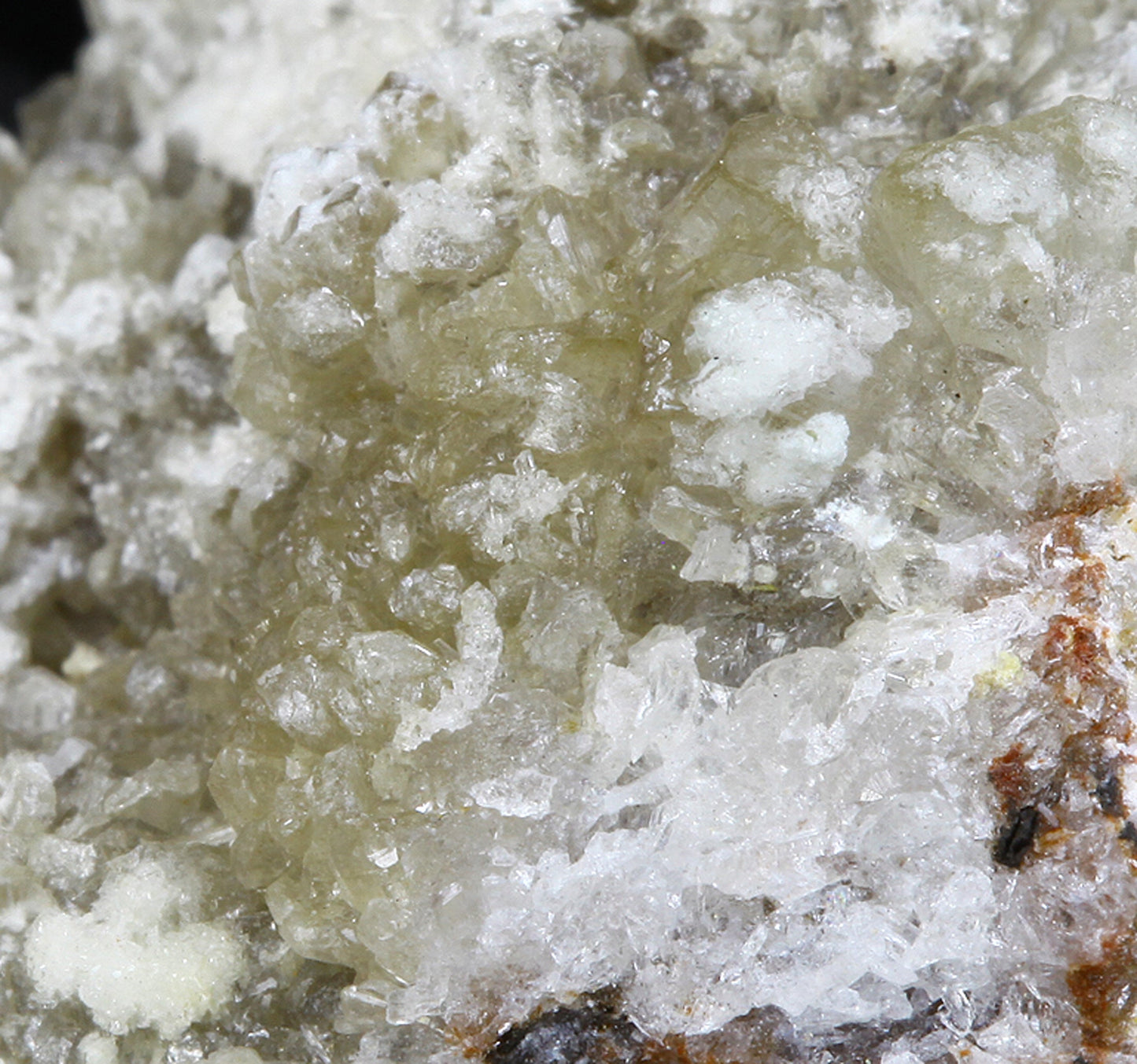 Hemimorphite with Hydrozincite