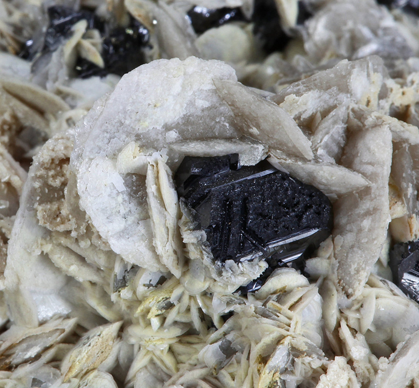 Sphalerite on Siderite