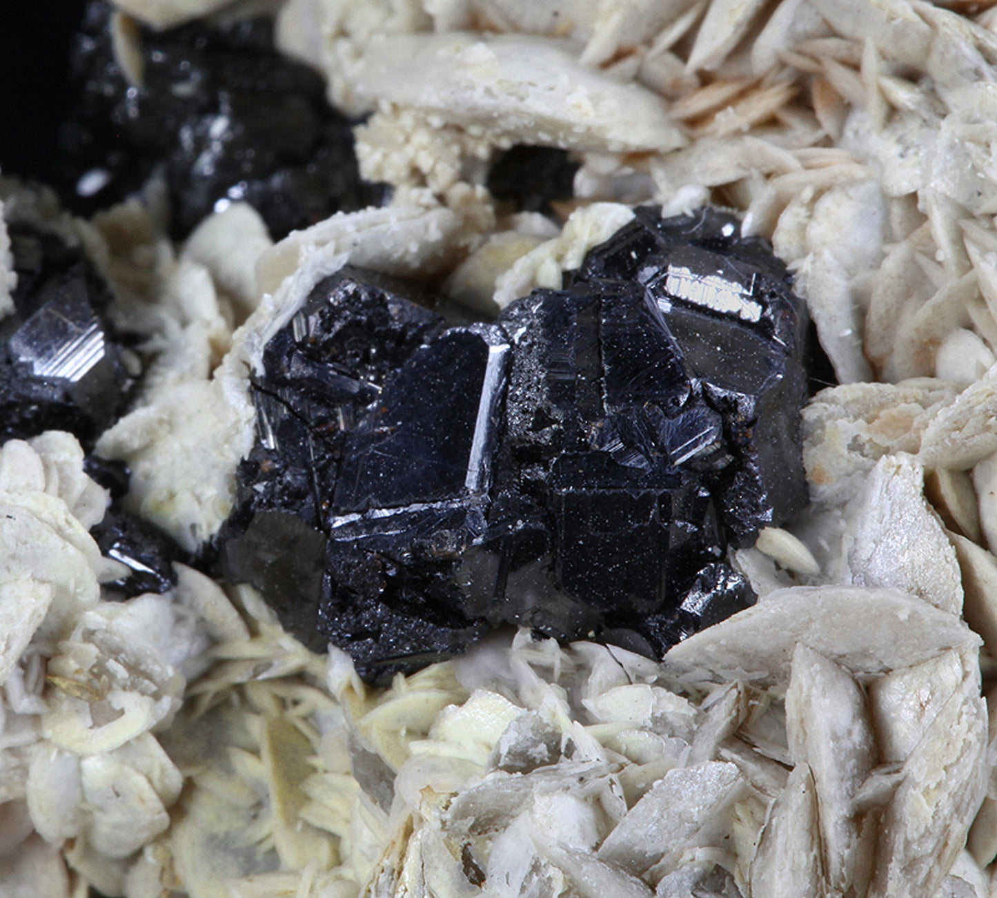 Sphalerite on Siderite