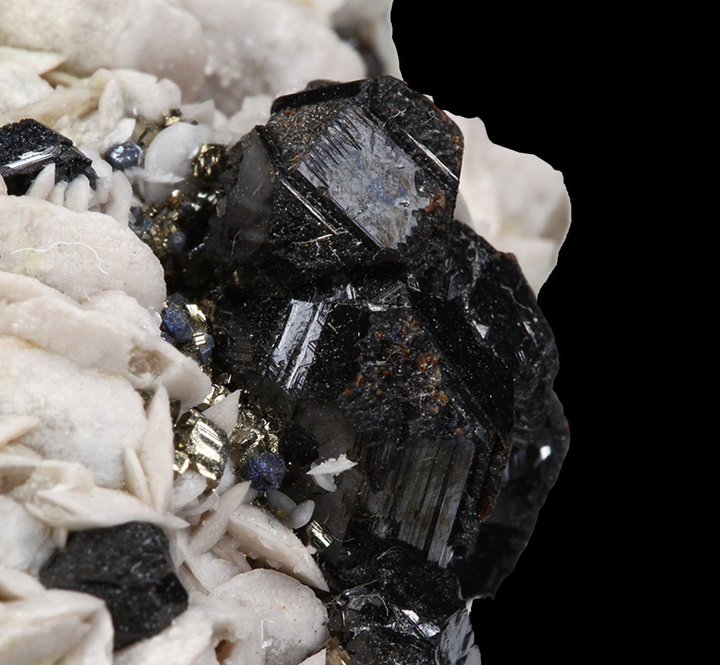 Sphalerite on Siderite