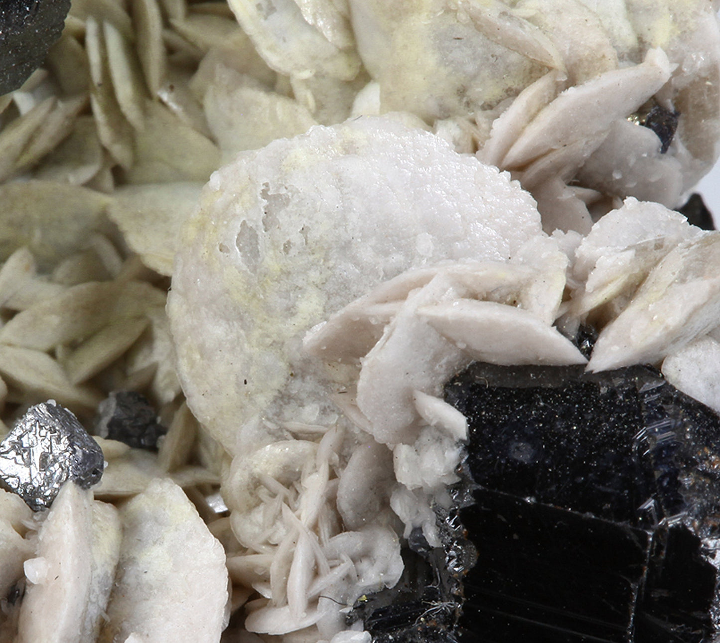 Sphalerite on Siderite
