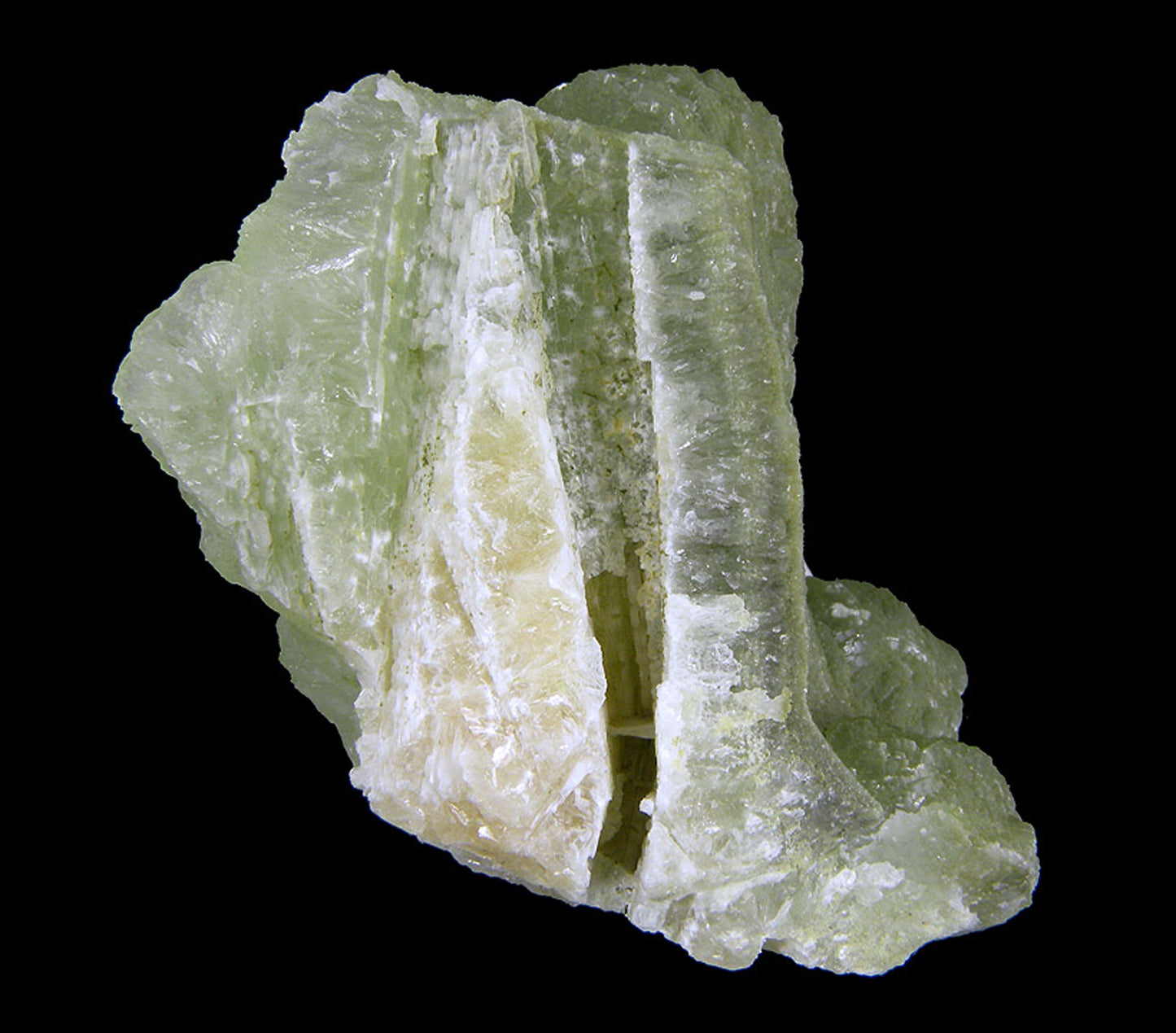 Prehnite finger cast after Anhydrite