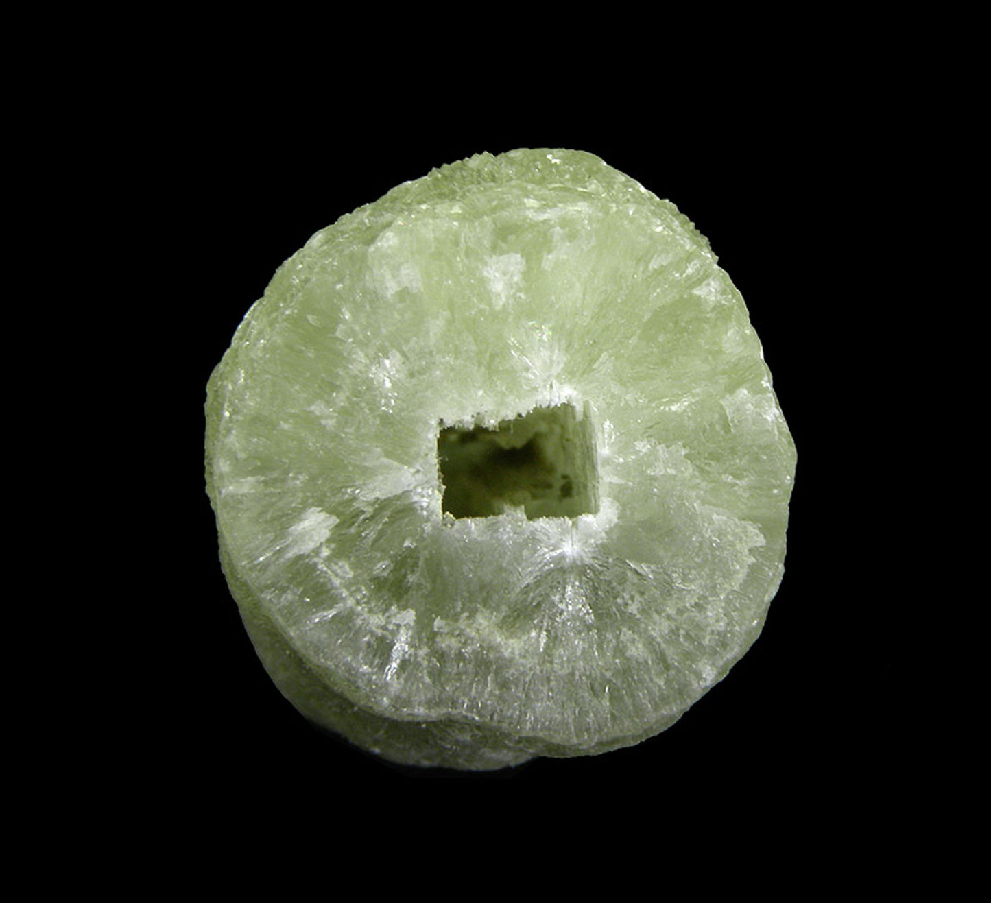 Prehnite finger cast after Anhydrite