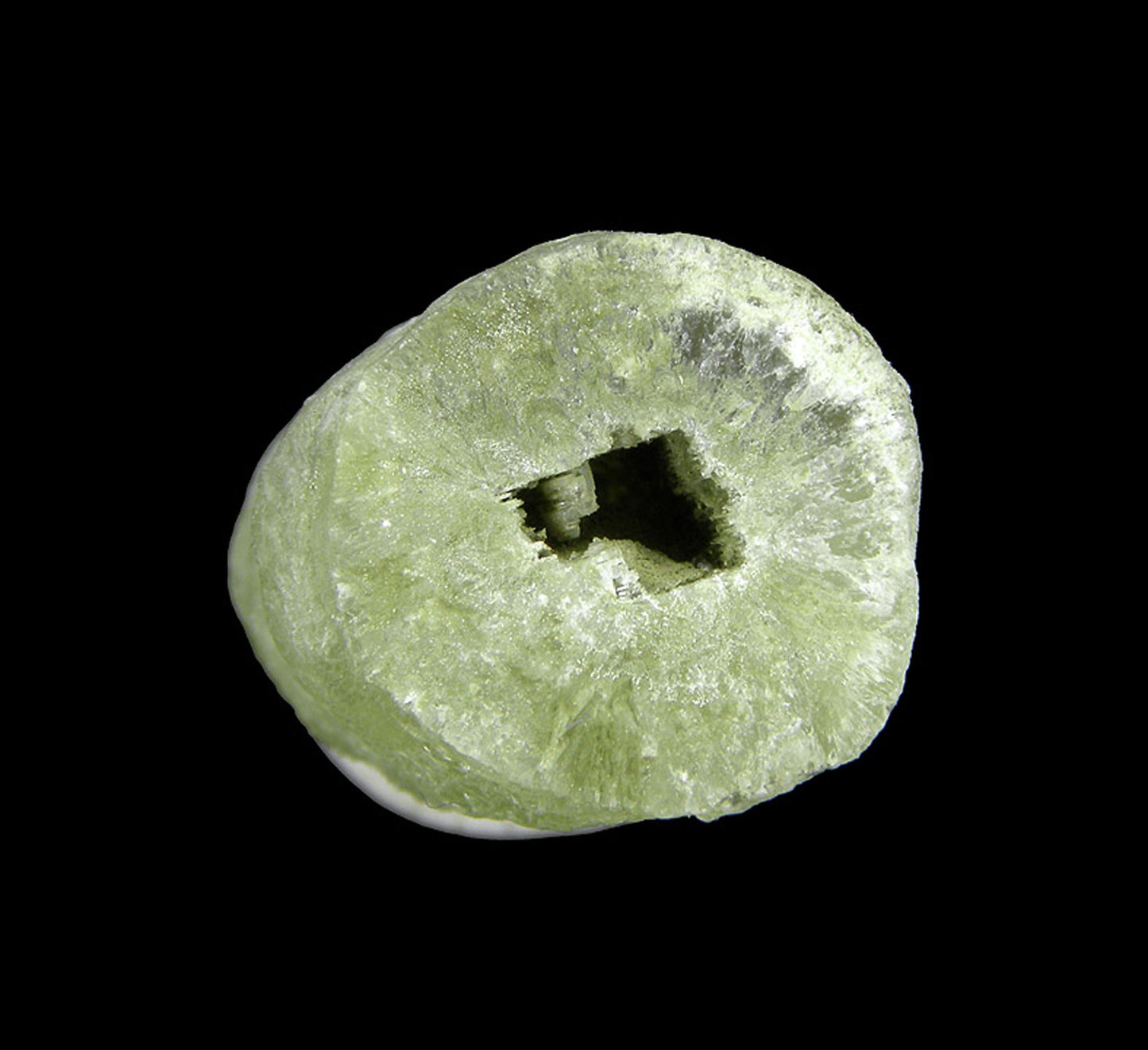 Prehnite finger cast after Anhydrite
