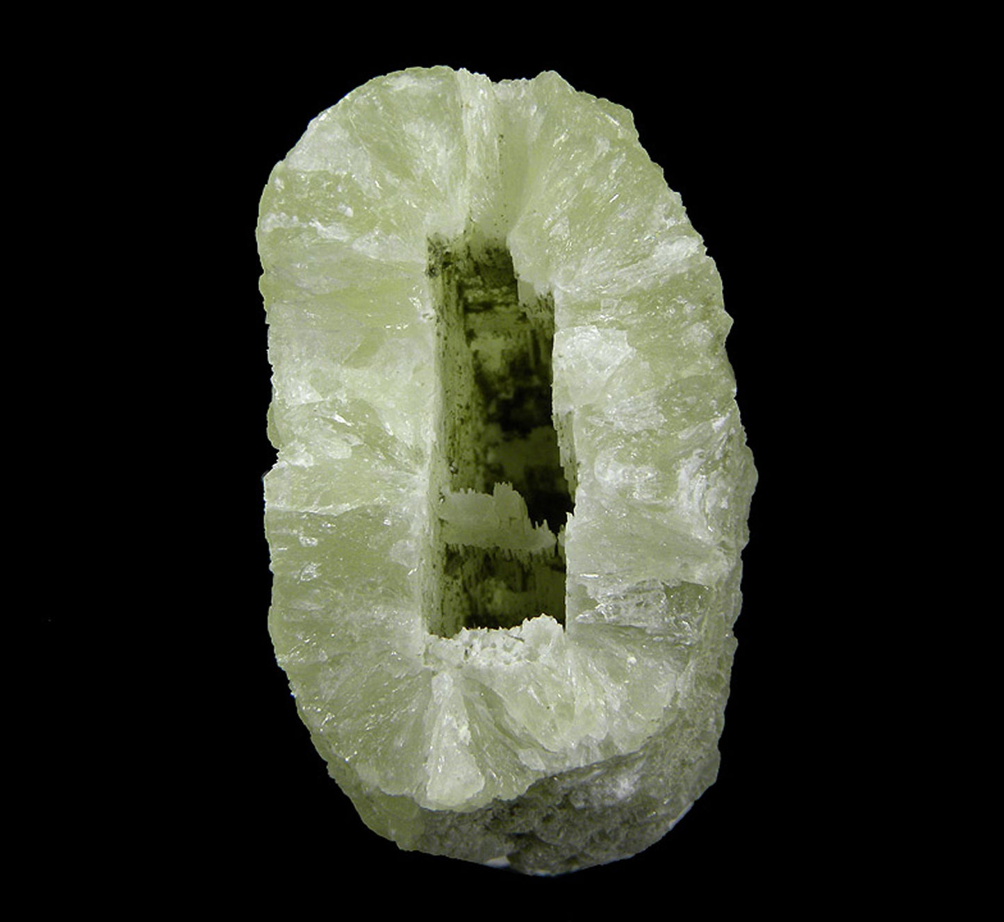 Prehnite finger cast after Anhydrite