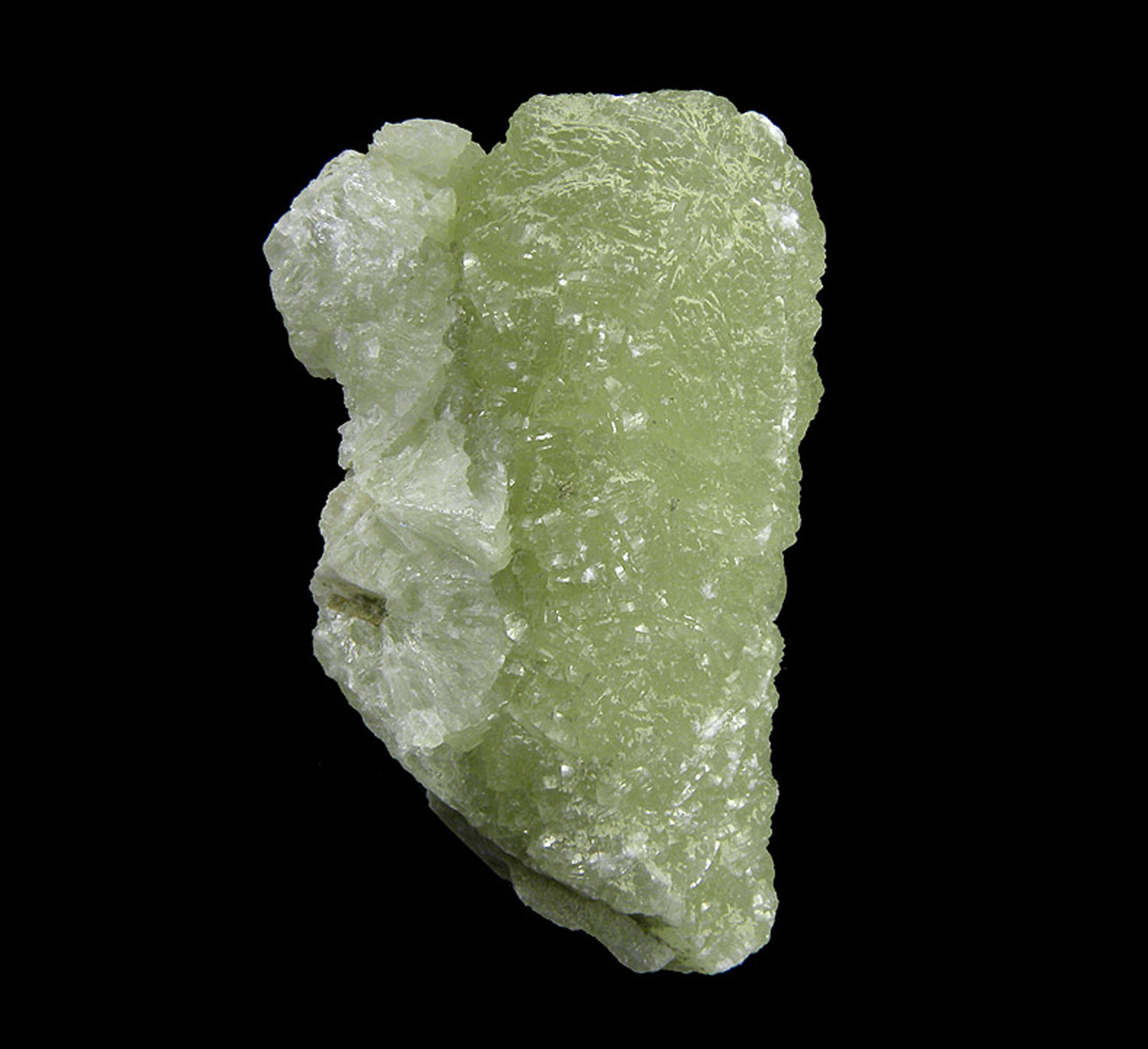Prehnite finger cast after Anhydrite