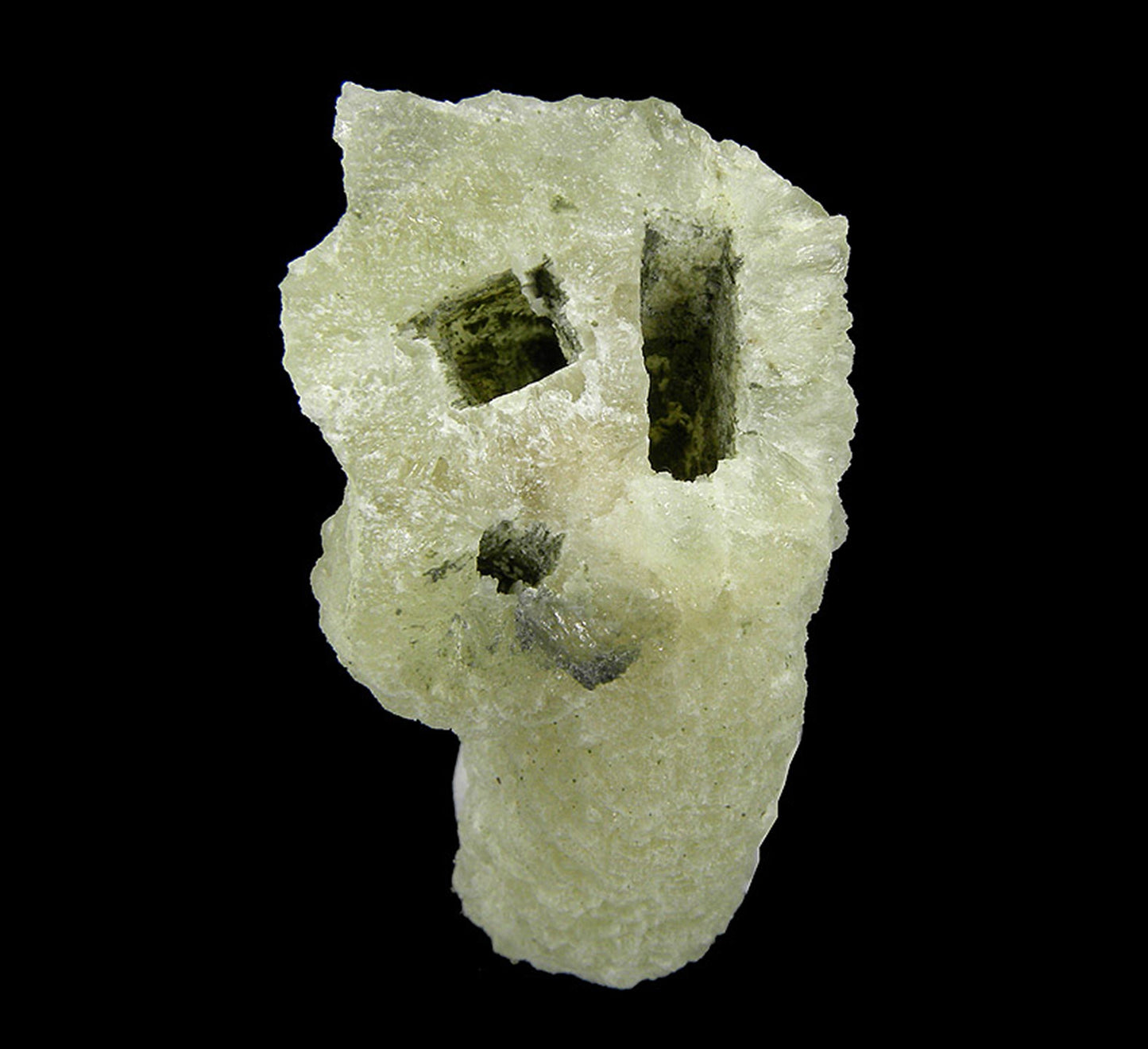 Prehnite finger cast after Anhydrite