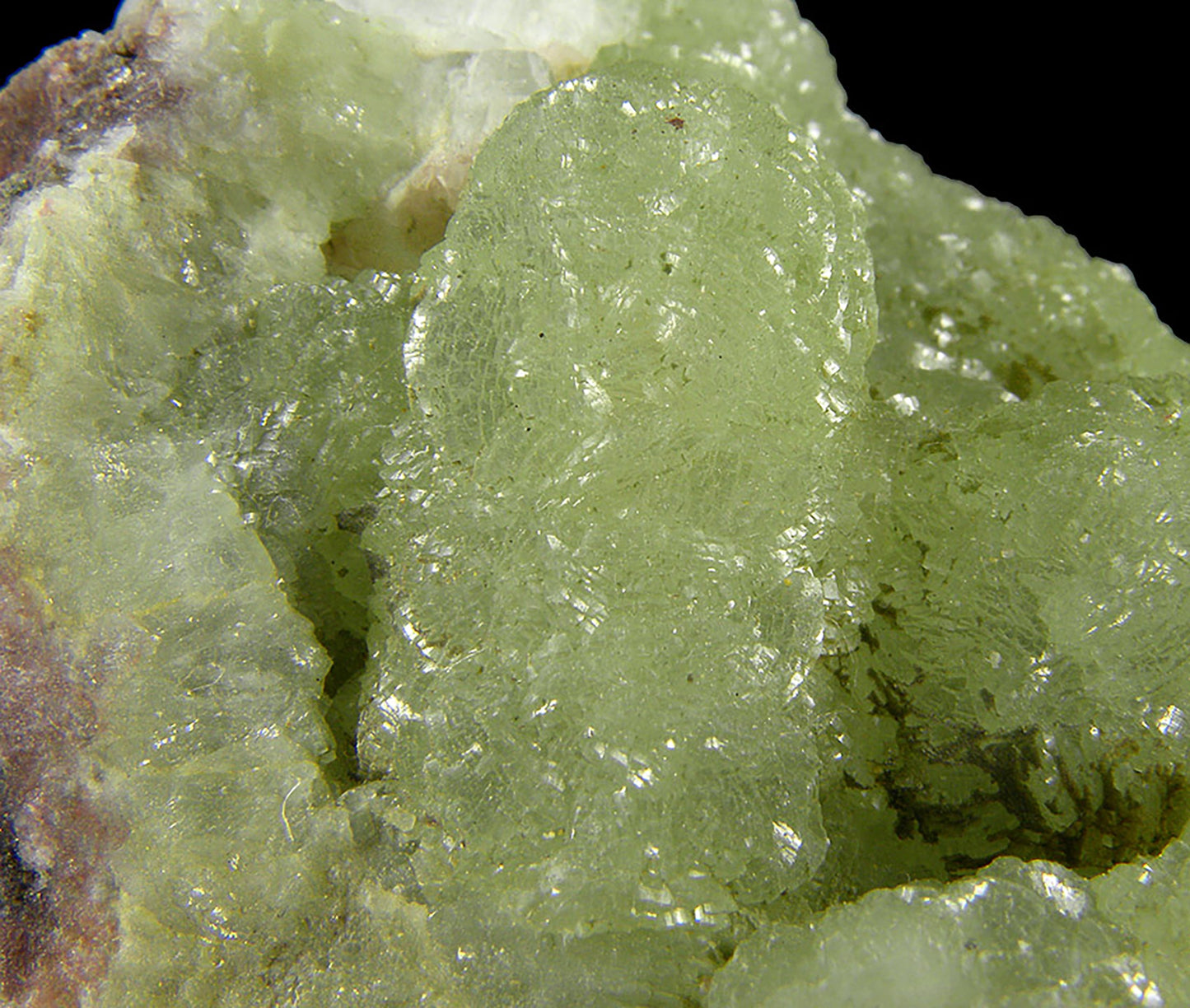 Prehnite finger cast after Anhydrite