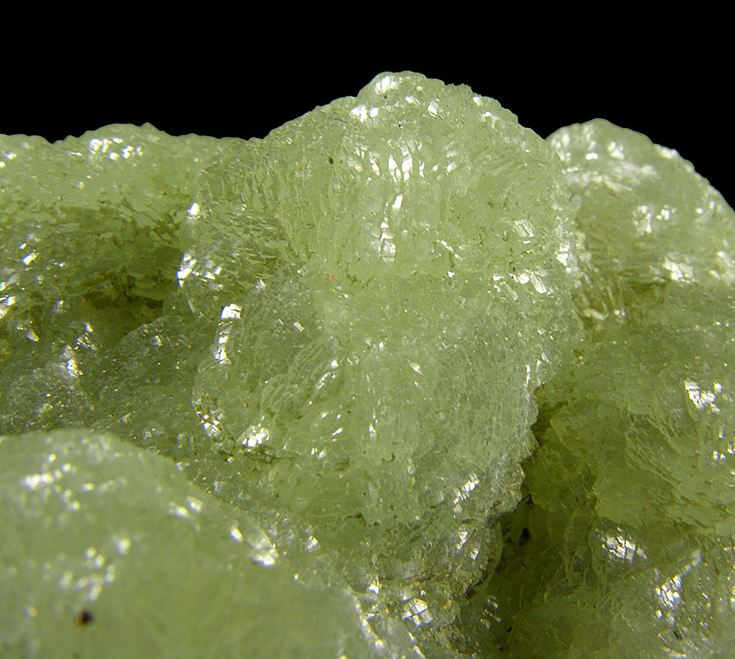 Prehnite finger cast after Anhydrite