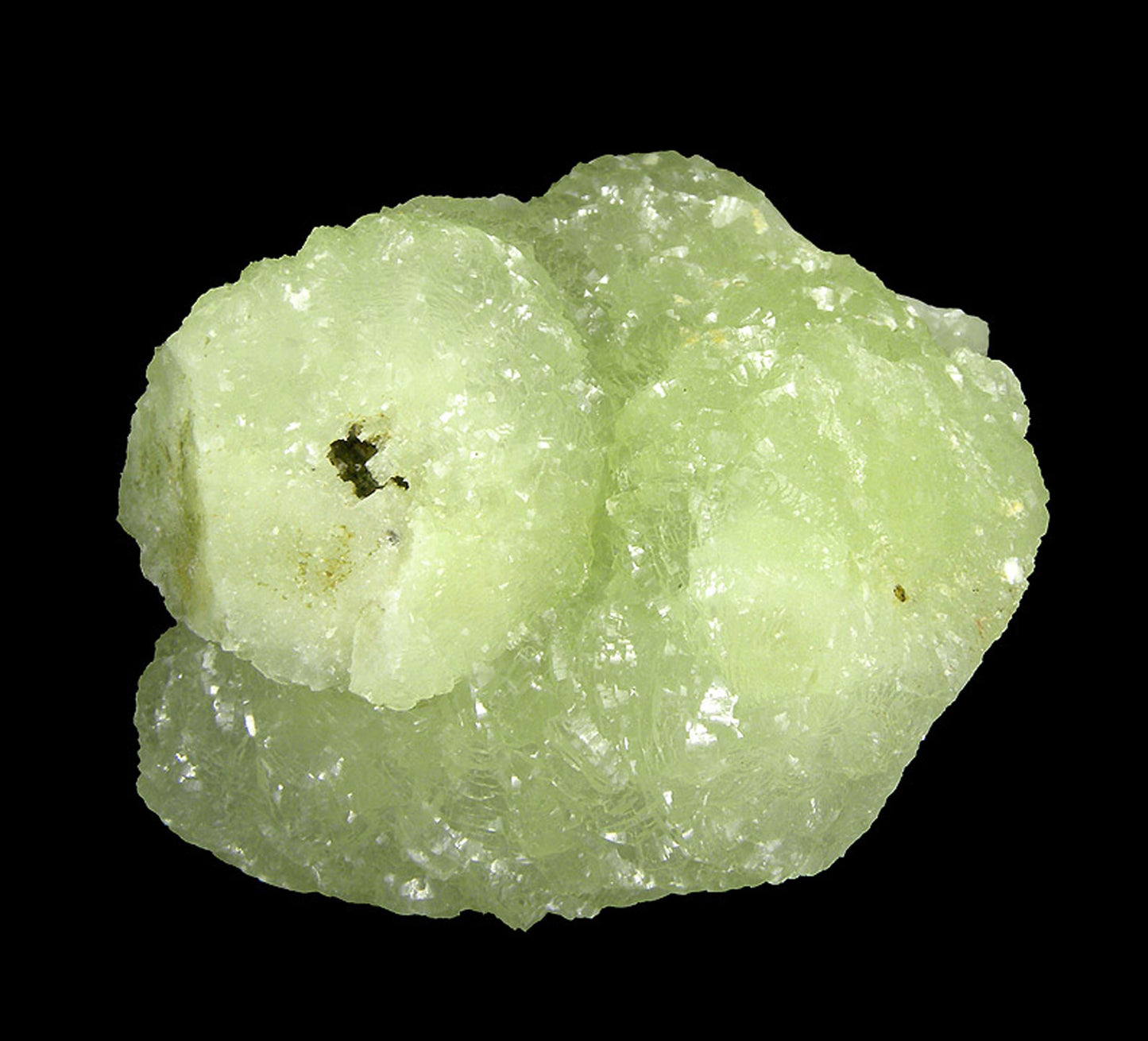 Prehnite finger cast after Anhydrite