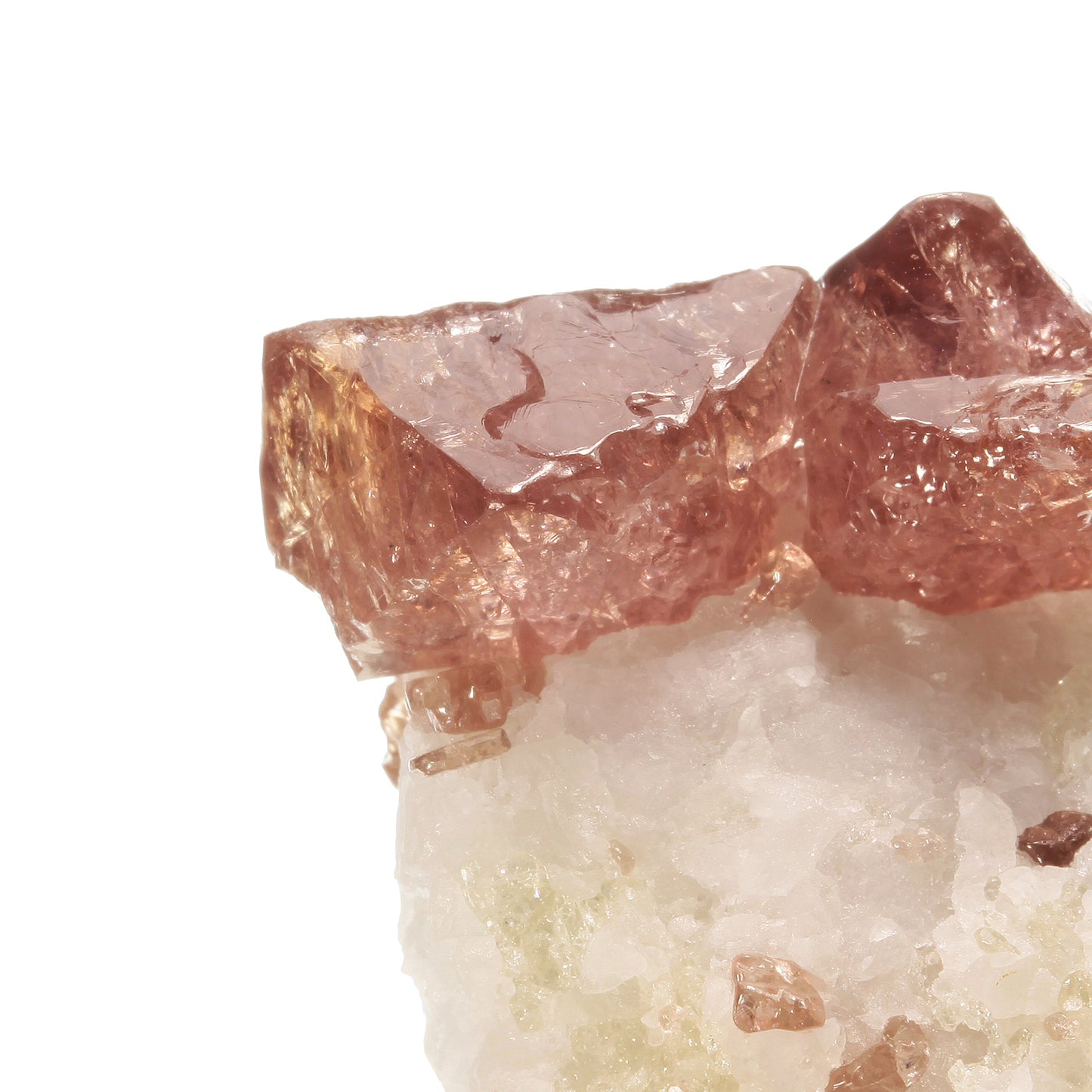 Spinel (3 twins!) on matrix