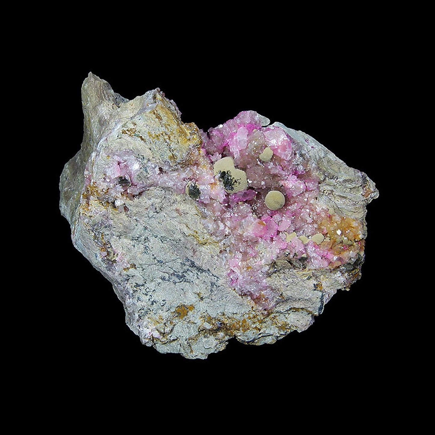 Kolwezite with Cobaltoan Calcite