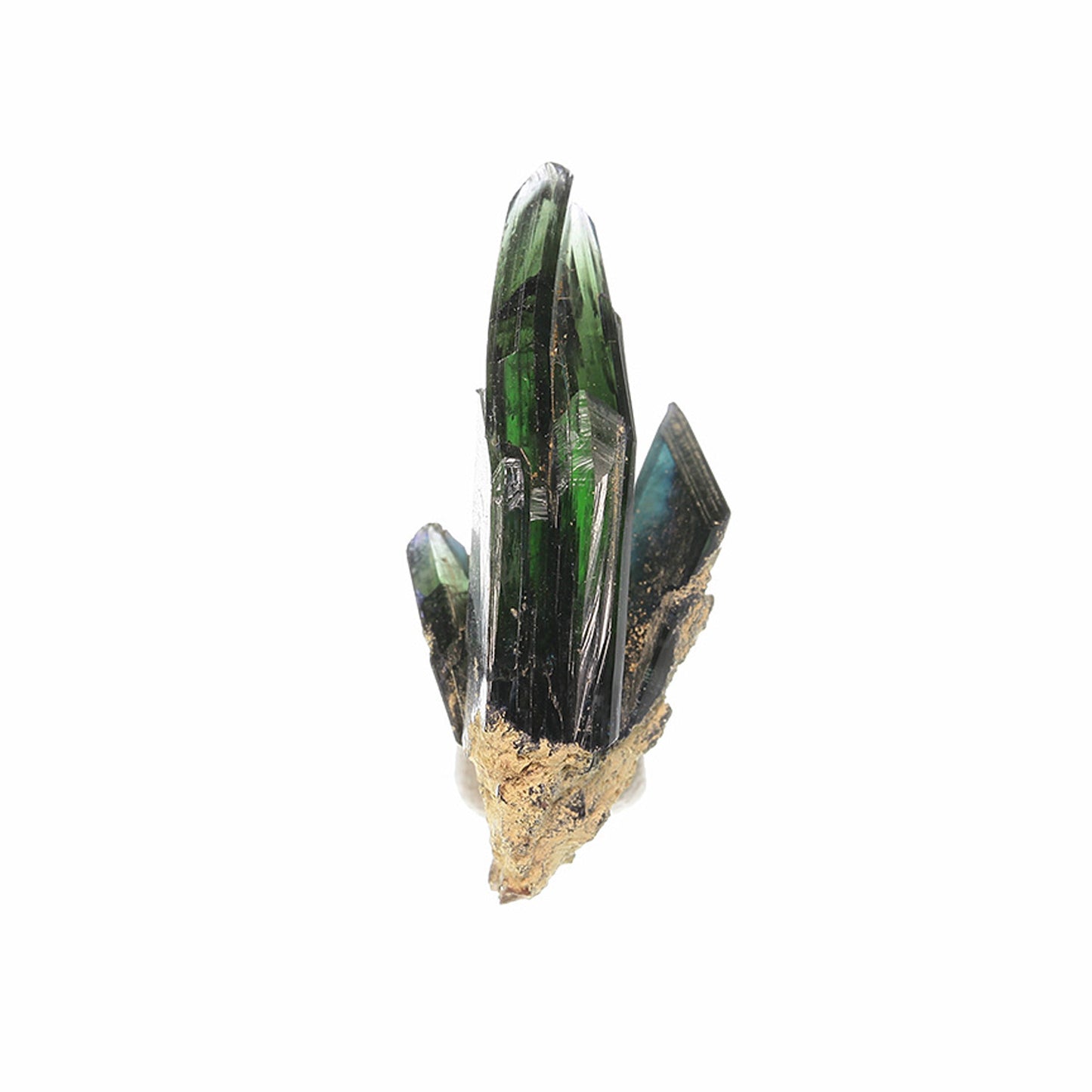 Vivianite
(notably "bent" crystals)