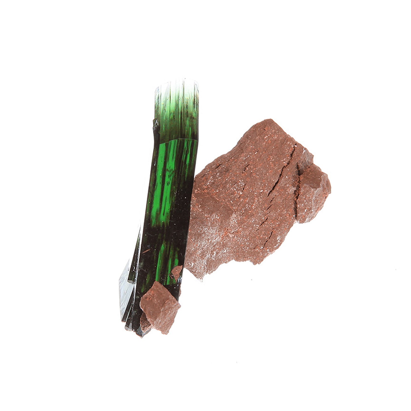 Vivianite on matrix
(doubly terminated)