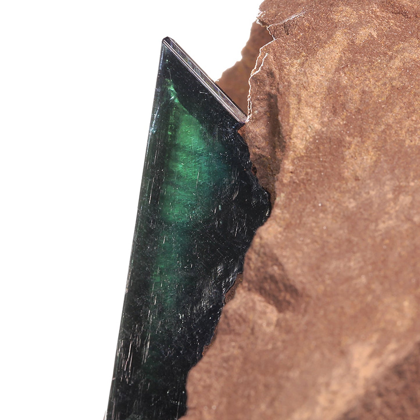 Vivianite on matrix