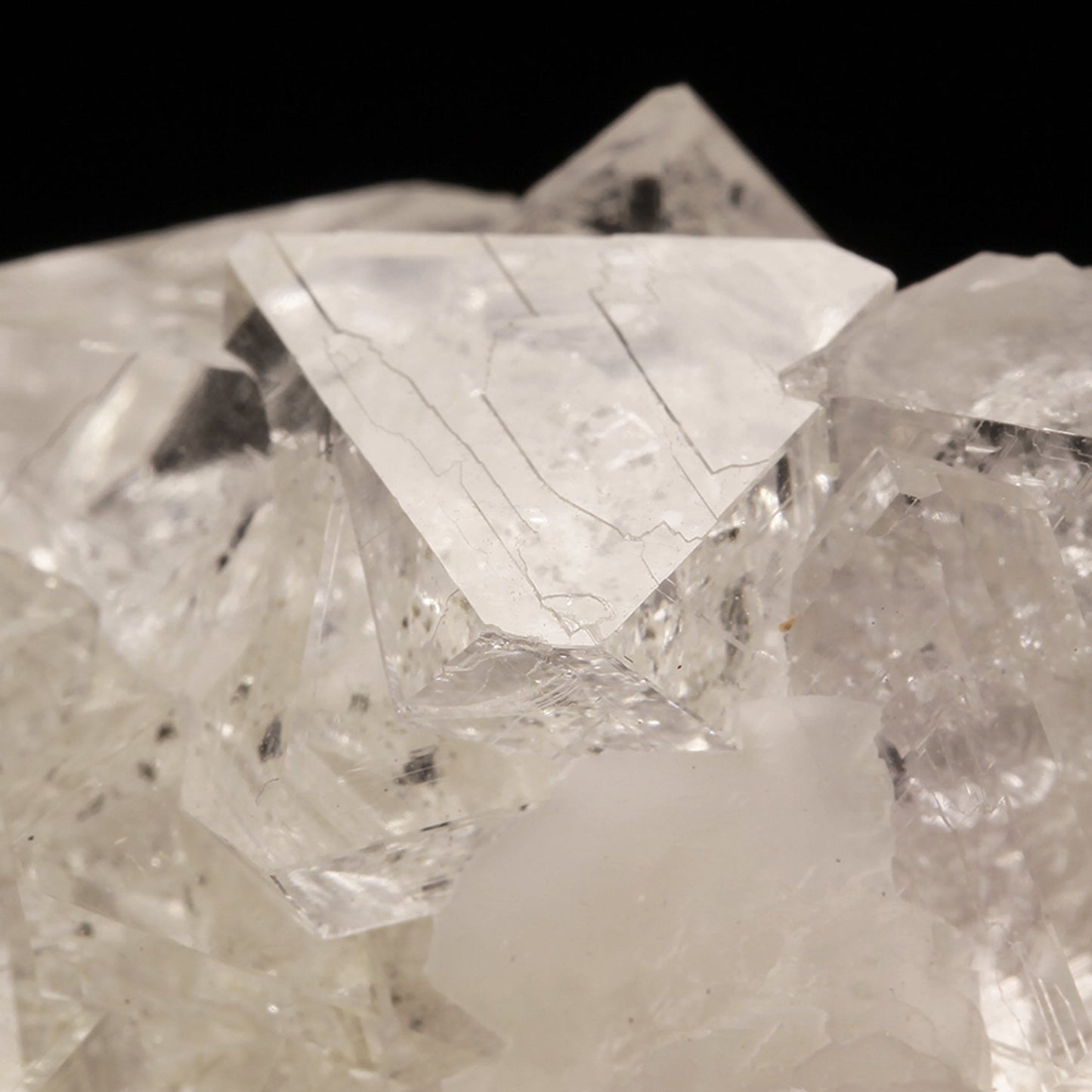 Fluorite with Calcite
(GEM "ice" crystals)