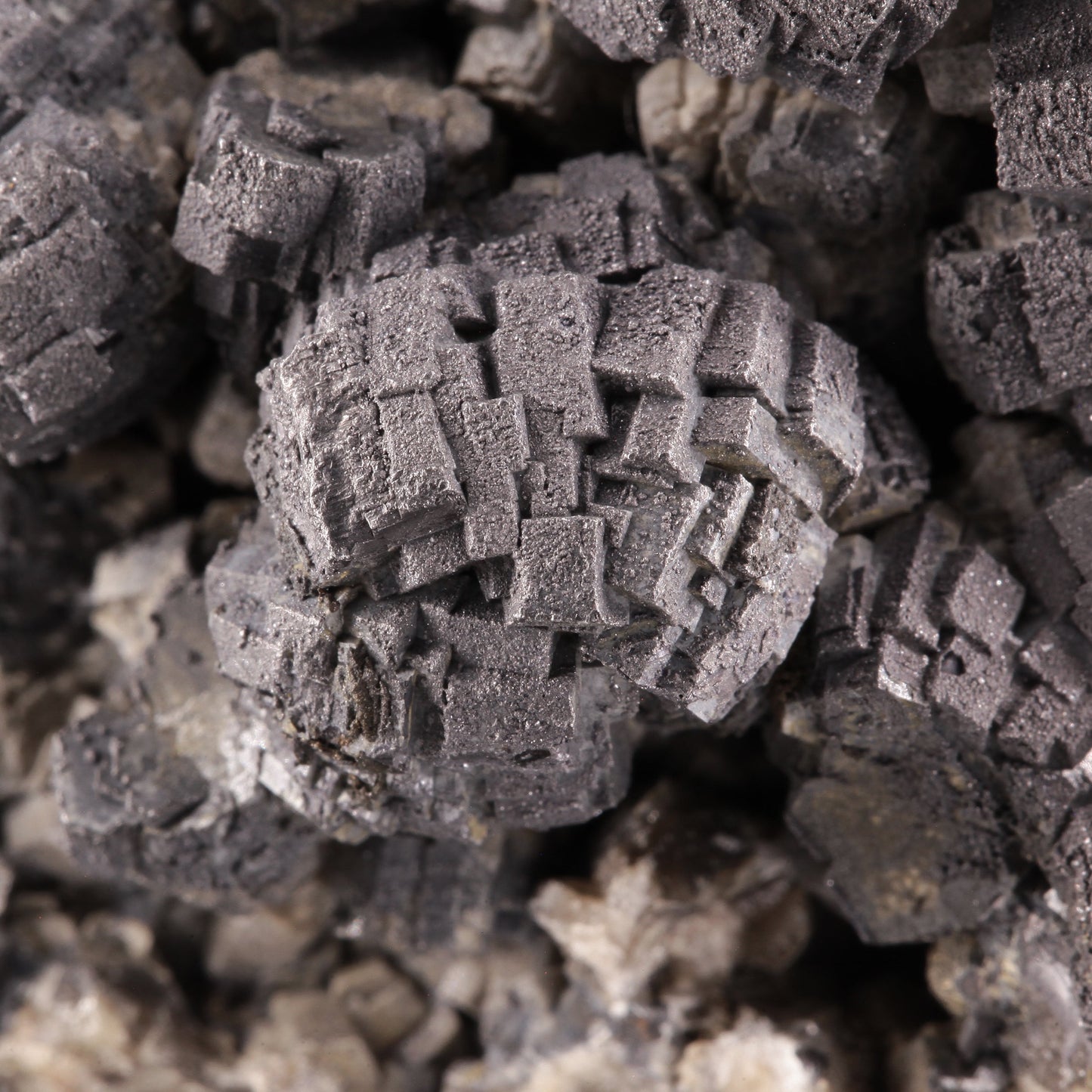 Galena pseudomorph after Pyromorphite