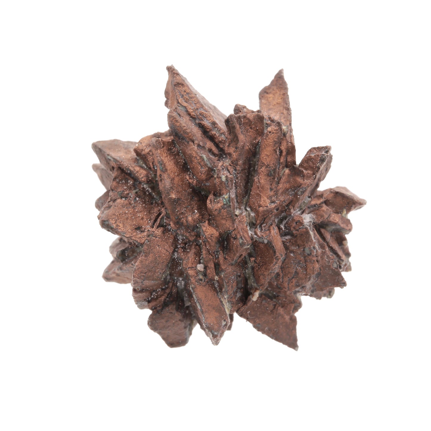Copper pseudomorph after Azurite 
("Copper Rose")