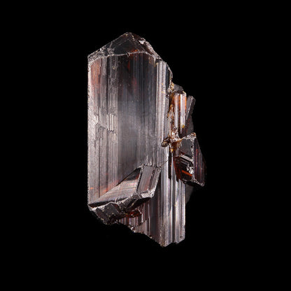 Rutile 
(superb GEMMY{!} reticulated "floater" twinned crystal group)