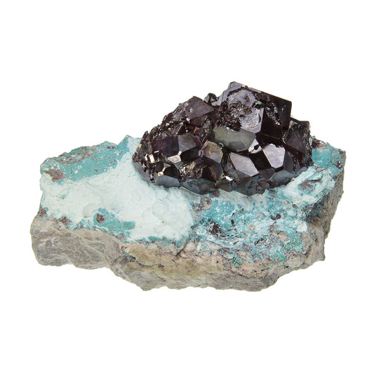 Cuprite on Chrysocolla