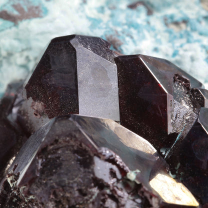 Cuprite on Chrysocolla