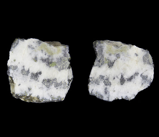 Gold in Quartz with sulfides 
(matched set)