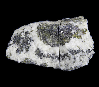 Gold in Quartz with sulfides 
(matched set)