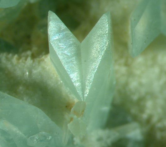 Phosphophyllite with Siderite & Sphalerite