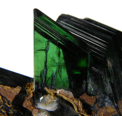 Vivianite with Barite