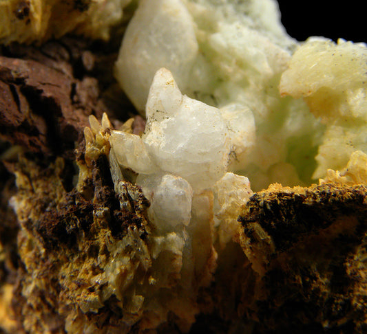 Hopeite (!!) with Phosphophyllite
(first known specimens from South America!)