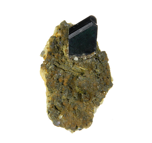 Vivianite with Childrenite, Siderite and Paravauxite