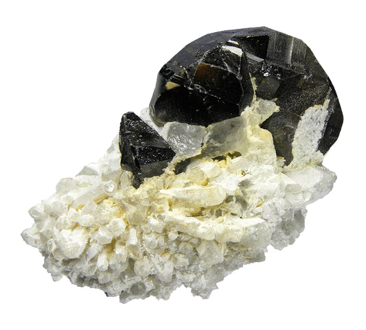 Cassiterite on Quartz
